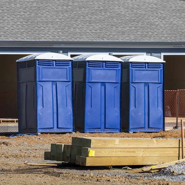 are there any restrictions on what items can be disposed of in the porta potties in Mannington